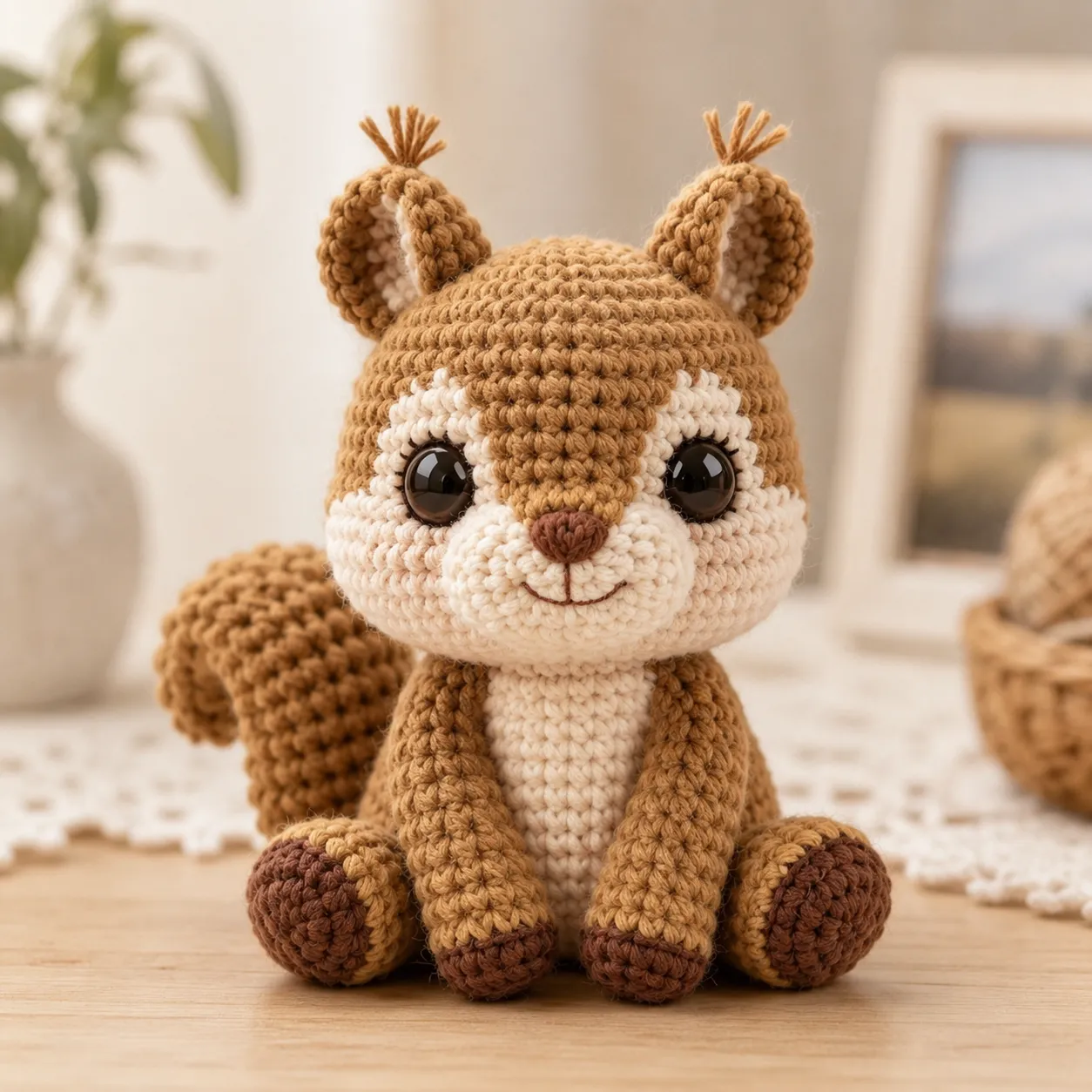 Squirrel Crochet Kit